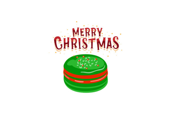 Christmas Green Tea Pancake Delicious Illustrations