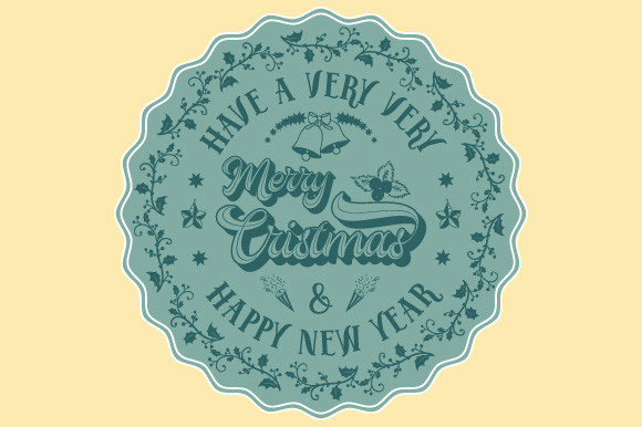 Christmas Quote Logo Sign SVG EPS PNG for Illustrations