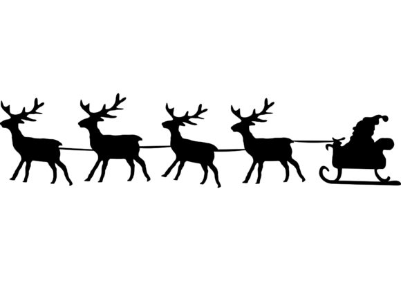 Christmas Silhouette Rendeer Sledge Embroidery Review