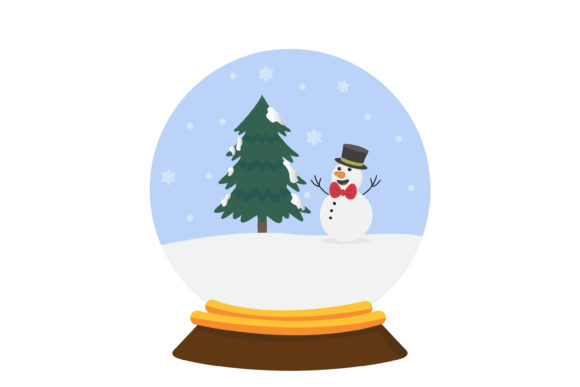 Christmas Snowball Vector-8 Illustrations for Branding and Marketing