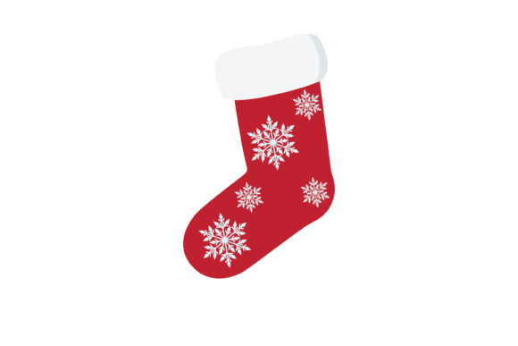 Christmas Sock Vector-2: A Festive Illustration for Local Branding