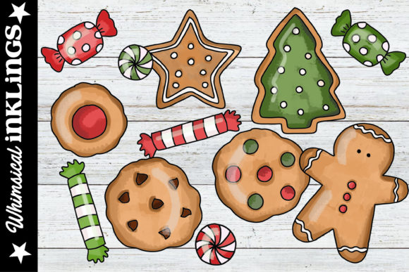 Christmas Sweets Illustrations for Branding and Marketing