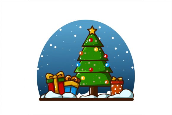 Christmas Tree with Some Gift: A Review of Modern Illustrations for Publishers