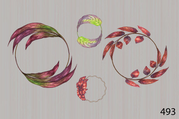 Watercolor Christmas Floral Frame Bundle Review